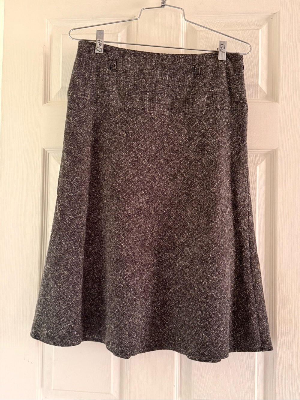 Classic Gray A-Line Women's Skirt